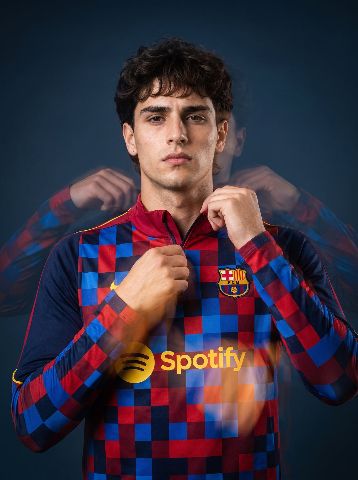 Barcelona 2026 Conjunto Half Zip